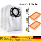 Staubsaugerbeutel & Filter Ersatz für Kärcher 2.863-006.0 WD4 WD5 WD6 MV4 MV5 DE