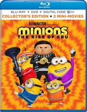Minions The Rise of Gru Blu-ray Steve Carell NEW