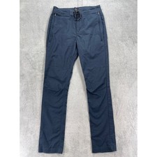 Roark Pants Men 28 Navy Blue Layover 2.0 Adventure Travel Chino Trousers RP211