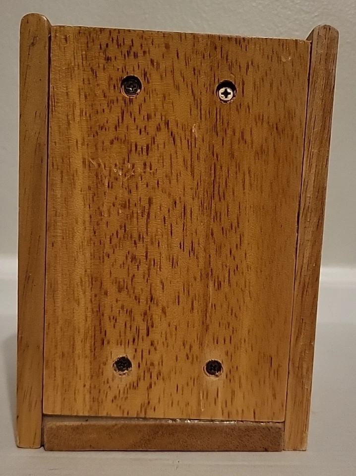 VTG Wooden Desktop Drawer Organizer Storage Container Drawer letters mail bills - Image 3 of 4