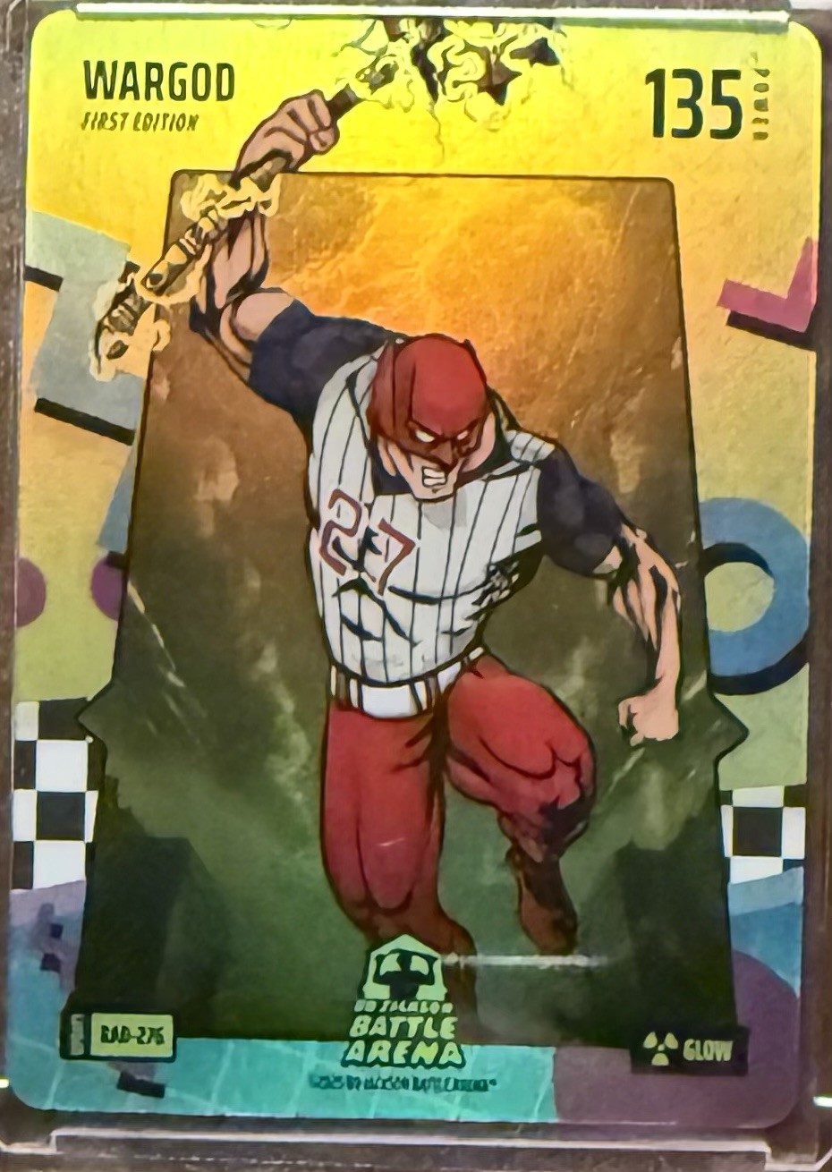 Bo Jackson battle Arena Mile Trout Wargod Glow 80’s Rad