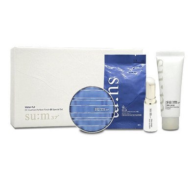 SU:M37 Sum37 Water-full CC Cushion Perfect Finish Special Set (4 Artikel) / KBeauty