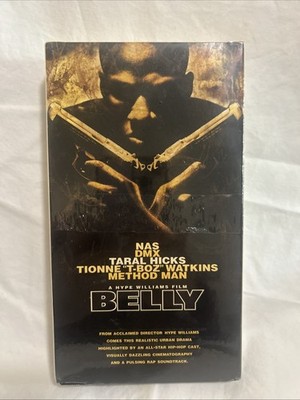 NEW SEALED! BELLY VHS MOVIE W/ DMX/Nas/Hype Williams/Method Man/Taral Hicks