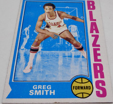 Greg Smith Portland BLAZERS 1974 Topps # 126 NBA Basketball Card