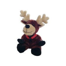 Vintage Coca-Cola Plush Reindeer Stuffed Animal w/ Coke Bottle Charm 1998 PA4905