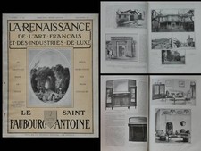 LA RENAISSANCE DE L'ART FRANCAIS 12 1921 FAUBOURG SAINT ANTOINE, COSTUME THEATRE