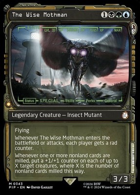 The Wise Mothman - Showcase Light Play, English Universes Beyond: Fallout