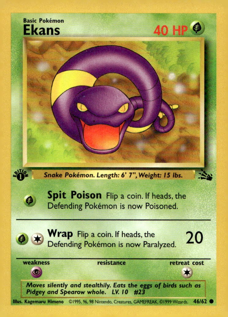 Ekans 1st Edition [FO - 46/62]