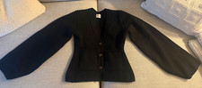 KHAITE Scarlet Cardigan in Black