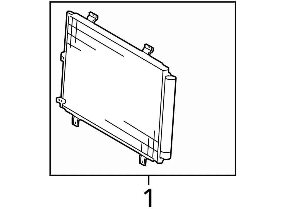 Condensador de aire acondicionado Toyota Highlander 11208585 2012 Foto 4 de 4