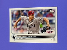 2022 Topps Opening Day Anthony Bender Rookie #105 Miami Marlins (Q)