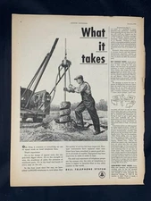 Magazine Ad* - 1949 - AT&T / Bell System - What it Takes
