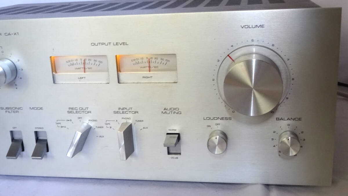 YAMAHA CA-X1 Integrated Amplifier Natural Sound Japan AC