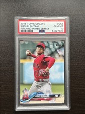 2018 TOPPS UPDATE #US1 SHOHEI OHTANI ROOKIE RC PSA 10
