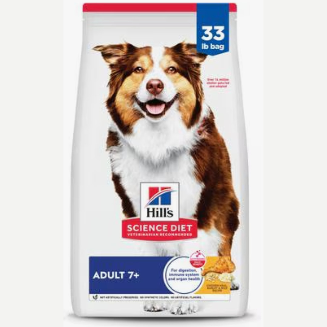 Hill's Science Diet Senior Adult 7+ Chicken Meal, Rice & Barley Recipe Dry Dog
