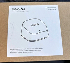eero 6+ Dual-Band Mesh Wi‑Fi 6 Router White 2-Port Gigabit R010001