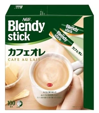 AGF Blendy Stick Cafe au Lait 100 sticks  Made in Japan