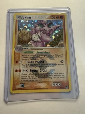 Pokémon Nidoking 8/112 Reverse Holo EX Feuerrot Blattgrün Rare MP+/LP - Clean Holo