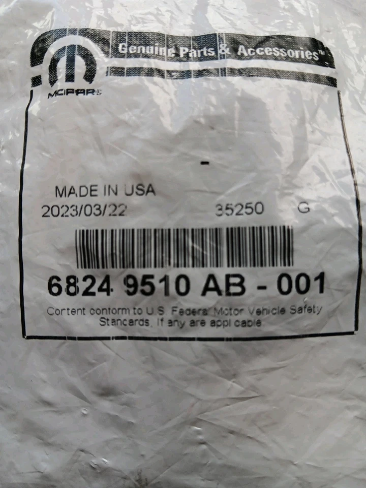 Sensor de óxido nitroso - Mopar (68249510AB) 2014-2017 Jeep Grand Cherokee 100 % OEM Foto 4 de 4