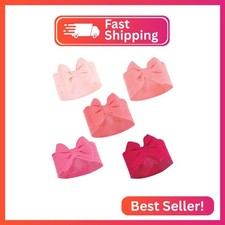 Hudson Baby Unisex Cotton and Synthetic Headbands, Coral, 0-24 Months