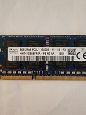 SK Hynix 8GB 2RX8 PC3L-12800S DDR3 Laptop RAM Memory. Condition is Used.