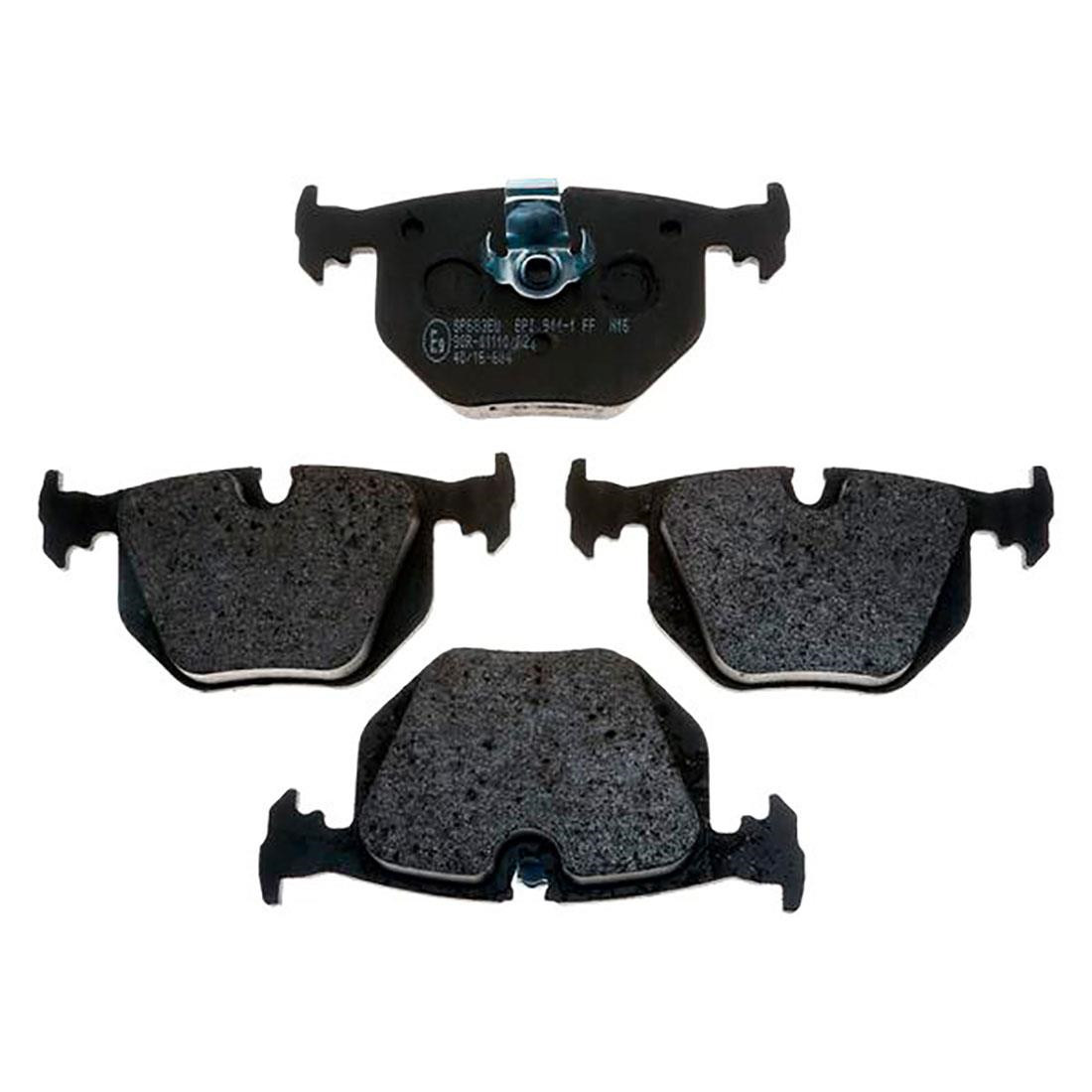 For 2009 2008 2007 2006 Bentley Arnage Front & Rear Metallic Brake Pads