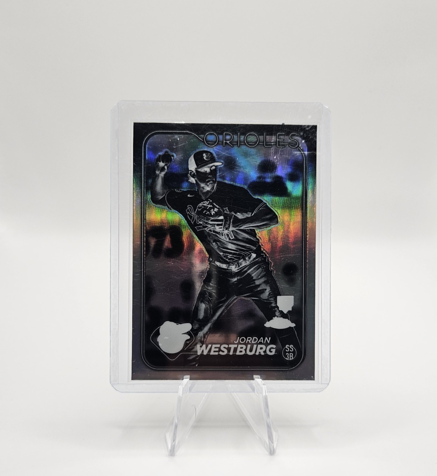 2024 Topps Chrome Negative Refractor #277 Jordan Westburg RC Orioles