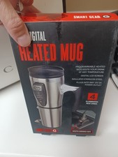 Smartgear Travel Mug Auto 12V Digital Heated Travel Mug Hot Stainless Coffee Cup