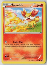 Fennekin 11/124 Common Fates Collide Pokemon MP