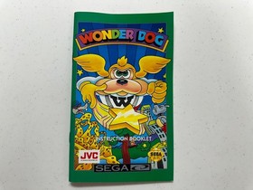 Wonder Dog (Sega CD, 1992) CIB w/Manual/Box VF Tested/Working!!