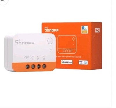 Zigbee Smart Switch, Kein Neutralleiter Erforderlich Mini Relais SONOFF ZBMINIL2