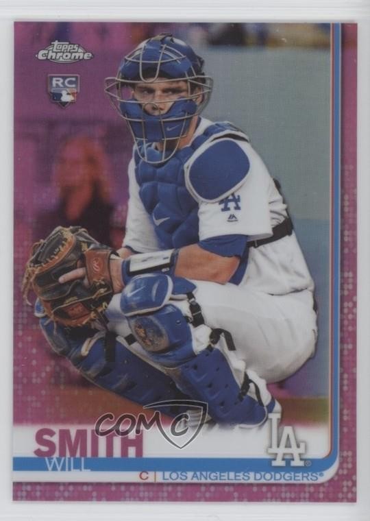 2019 Topps Chrome Update Target Pink Refractor Will Smith #47 Rookie RC 1ss3