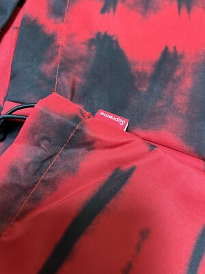 Pre-Owned SS13 Supreme Tie Dye Anorak Pullover Red Size Medium