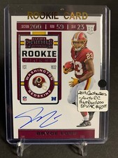 2019 Panini Contenders #114B Bryce Love RC AUTO print run of 200* SP1 photo VAR