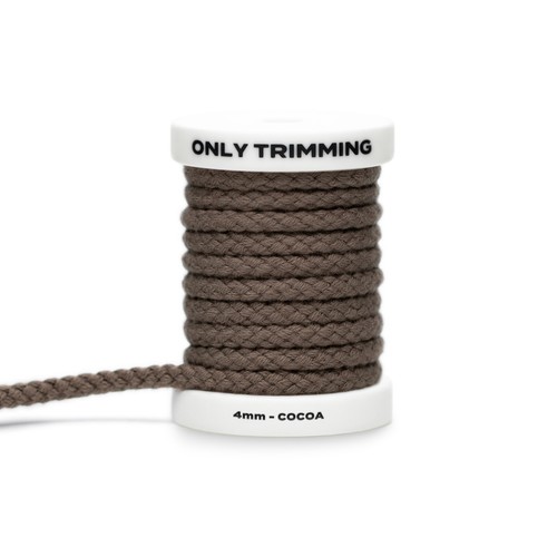 4mm 3/16 Inch Drawstring Braided Soft Cotton Cord Rope - Picture 68 of 75