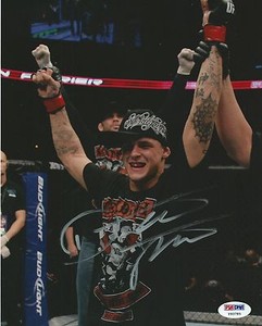 Dustin Poirier Signed UFC 8x10 Photo PSA/DNA COA Picture ...