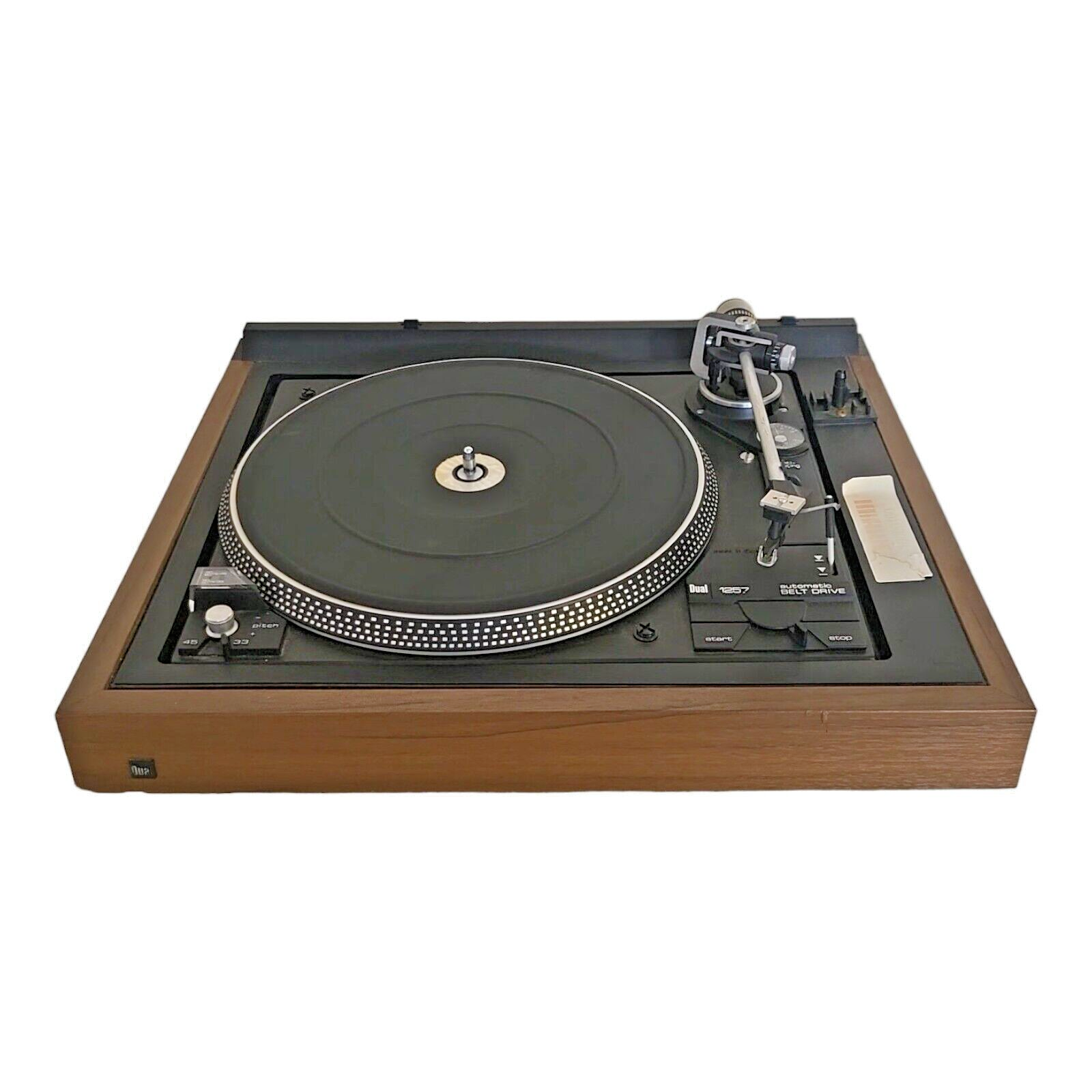 Rare Vintage Dual CS1257 Fully Automatic Belt Drive Turntable UNTESTED eBay
