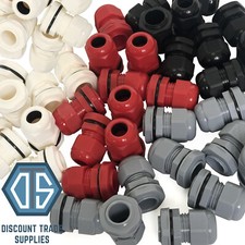 20mm Waterproof IP68 Compression Cable Stuffing Gland M20 Black Red White Grey