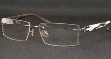 GERTLER MOD.1199 COL.3 UNIQUE RARE EYEGLASSES GLASSES RIMLESS 55-16-140mm
