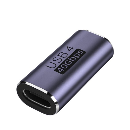 90 Rechtwinkliger USB C auf USB C Adapter Typ C Schnellladekonverter 40Gbps - Picture 15 of 17