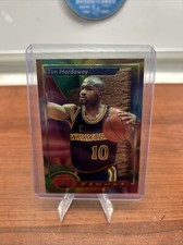 1994 Topps Finest Basketball Card # 198 Tim Hardaway Guard Golden State Warriors