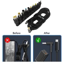 UsbC To DC5.5x2.5mm 18.5-20V Converter USB Power Line PD100W Trigger Cable