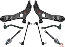 Front Control Arm Ball Joint Tie Rod and Sway Bar Link Kit - 8-Piece 545003S200