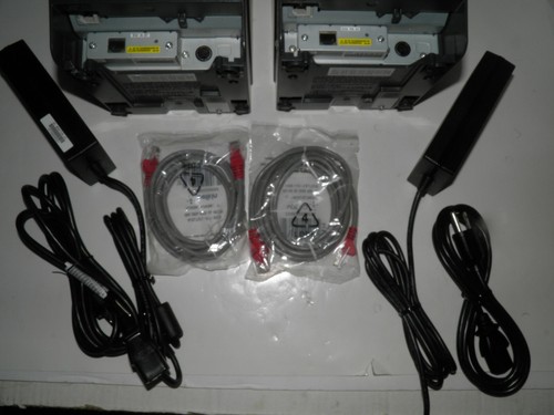 2 Epson TM-T88V Thermal POS Receipt Printer Ethernet / USB M244A w power supply - Picture 6 of 6