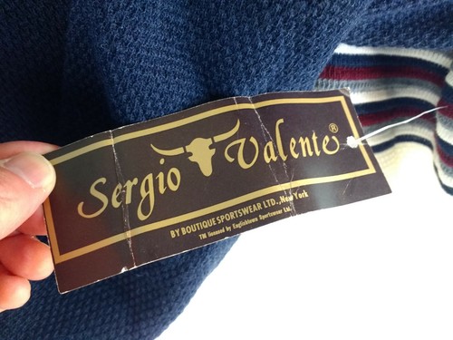 Vintage NOS Sergio Valente Jeans V-Neck Long Sleeve Pullover Shirt Women’s Small - Picture 12 of 12