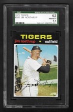 1971 Topps #265 Jim Northrup SGC 8.5 Black Blob Variation - Highest SGC!!