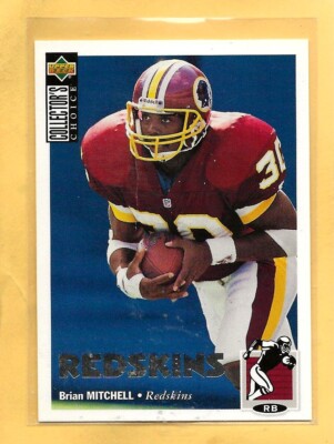 BRIAN MITCHELL - 1994 Collector's Choice ''Silver'' - #352 - Redskins
