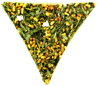Japanischer Sencha Genmai Cha Loseblatt Grüntee Traditionelle Spezialität mit Reis 