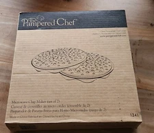 Pampered Chef Microwave Chip Maker (set of 2) #1241 