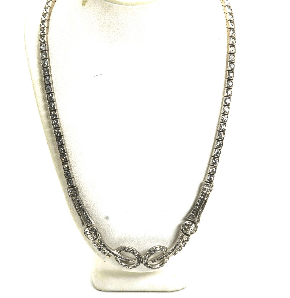アクセサリー vintage silver925 necklace Vintage Otis Sterling Silver & Rhinestone Necklace | eBay
